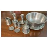 Pewter pieces