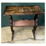 Vintage magazine table