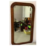 Antique framed mirror, 22" x 40"