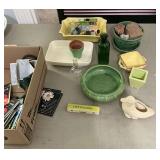 Planters, vases, McCoy and others.