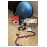 Exercise equipment, hand weights up to eight pounds