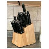 Martha Stewart Collection knife set in block