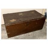 Wooden foot locker