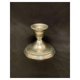 Lamerie Gadroon sterling weighted reinforced candle holder