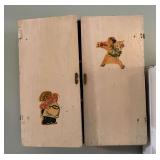 Vintage 2-door wall cabinet