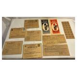WWII war ration books