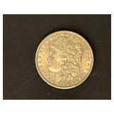 1900 Morgan silver dollar