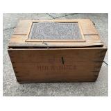 Hula-Hula Drink box with hinged lid, 23" W x 15" D x 12" T