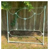 Metal headboard