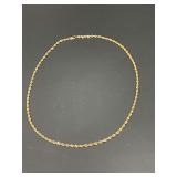 18" 10K rope chain