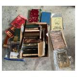 Collection of vintage books, some in rough shape