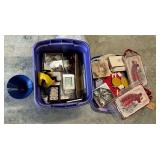 Christmas decorations, home décor in tote