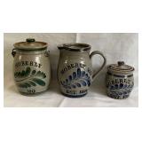 Moberly, MO pottery, up to 7 1/2" T