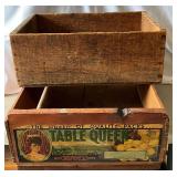 Table Queen Grapes crate