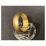 14K PJ Co. gold band, size 10 1/4