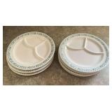 7 Mayer China Linden divided plates