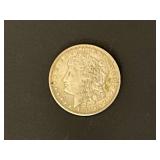 1921 Morgan silver dollar