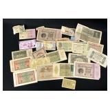Foreign paper money