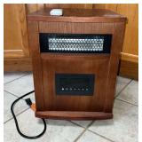 Infrared heater with remote, working condition