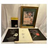 Phantom of the Opera items, playbill, mug