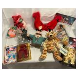 Ty Beanie Babies, Ganz tiger, etc.