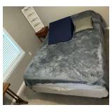 Hollywood frame, heated mattress pad, Denver Q mattress and box springs