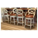 4 barstools, 31" seat height