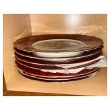 7 Baronet Made in Bohemia plates,