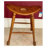 Wood bar stool