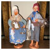 Santon De Tradition En Argine clay folk art figurines