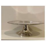 Silver plated cake stand