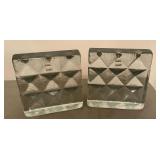 Pair of Blenko bookends