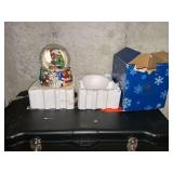 Christopher Radko Vintage Santa musical snow globe