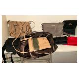 Kenzie leather convertible, Basggalini crossbody, Carpel natural cork crossbody