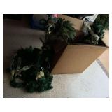 Artificial greenery, swags, bows, etc.