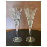 Waterford Crystal Celebration toasting flutes in original box
