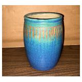 Glazed pottery jar