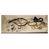 Costume jewelry, watches and belts, some new