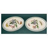 Portmeirion "The Botanic Garden" pair of small trays