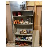 Contents of gray shelf