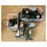 Extension cords, timers, outdoor lights, power strips, etc.