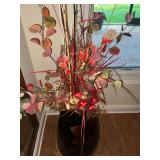 Large floral urn 31" T with floral arrangement