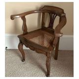 Cane bottom antique chair