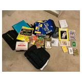Bridge electronic game, bookplates, score cards, Bridge For Dummies book, etc.