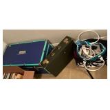 Foot locker, brief case, tote bags