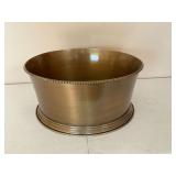 17" W x 8" T metal tub.