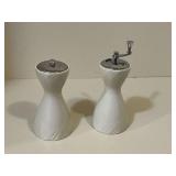 Pair of Lenox salt and pepper shaker, 6" T.