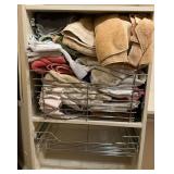 Bath towels, kitchen towels, some NIB.