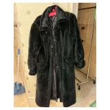 Neiman Marcus full length fur coat with removable lining