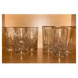 6 water glasses